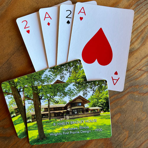 playing cards with Bradley House image