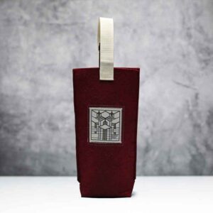 burgundy wine bag