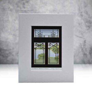 tulip window art print