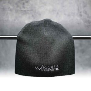 black knit cap
