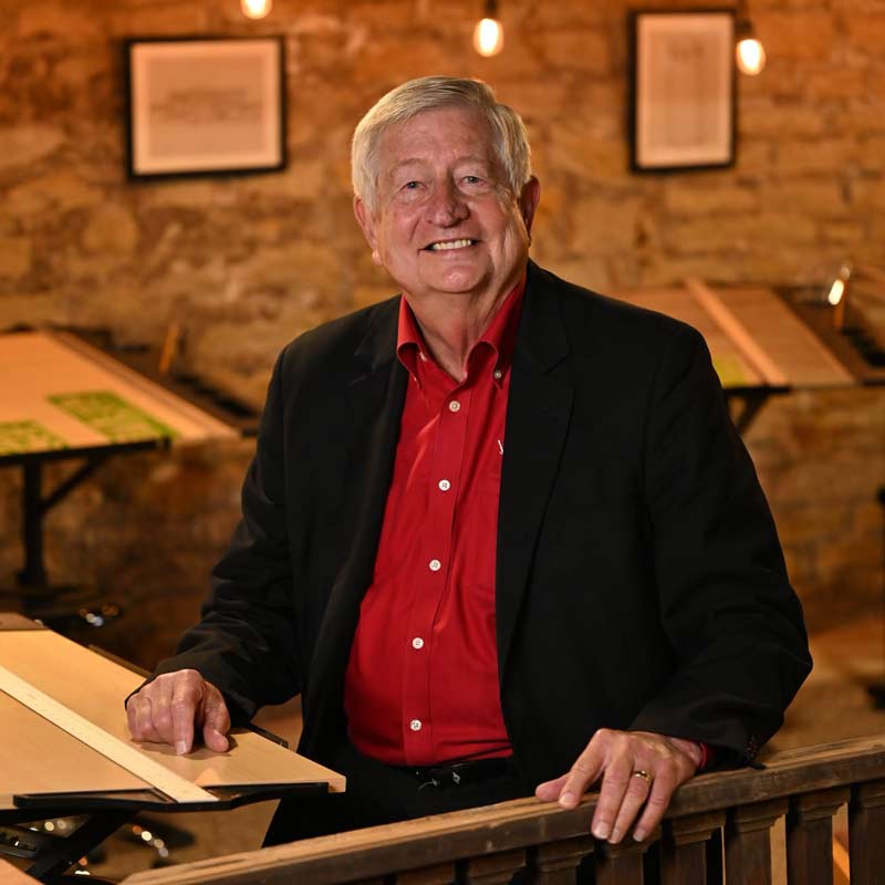 Bob Bohlmann at the B. Harley Bradley House